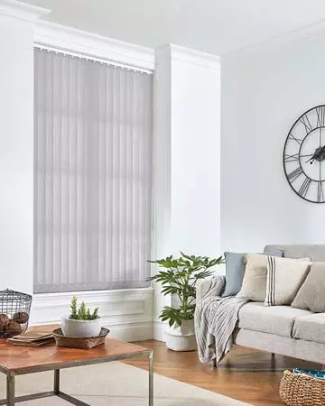 Eclipse Banlight Duo FR Grey Vertical Blinds