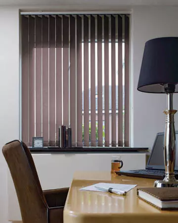 Eclipse Banlight Duo FR Taupe Vertical Blinds