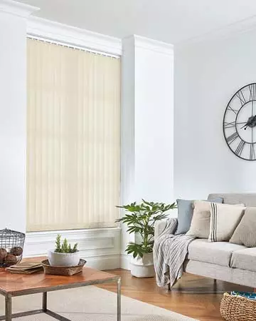 Eclipse Banlight Duo FR Vanilla Vertical Blinds