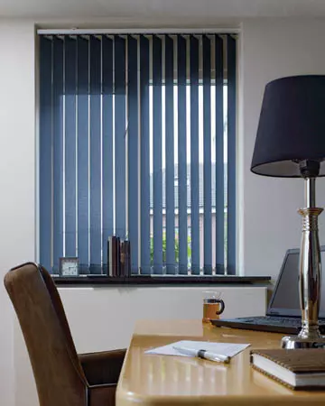 Eclipse Palette Denim Vertical Blinds