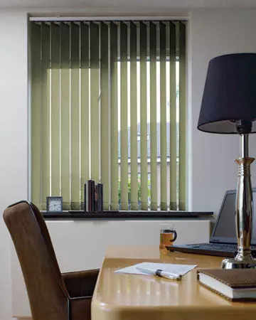 Eclipse Palette Green Vertical Blinds