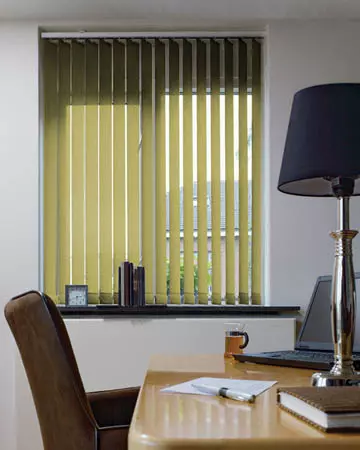 Eclipse Palette Lime Green Vertical Blinds