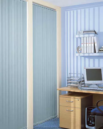 Eclipse Palette Smokey Blue Vertical Blinds