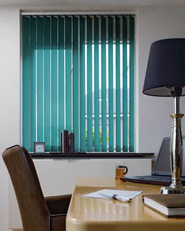 Eclipse Palette Teal Vertical Blinds