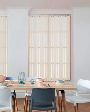 Louvolite Carnival Papaya Vertical Blinds