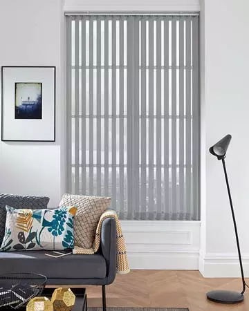 Louvolite Dapple Spc Plus Slate Vertical Blinds