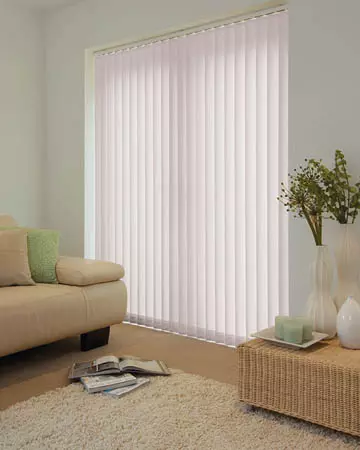 Louvolite Exlite Light Grey Vertical Blinds