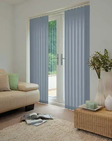 Louvolite Exlite Slate Vertical Blinds