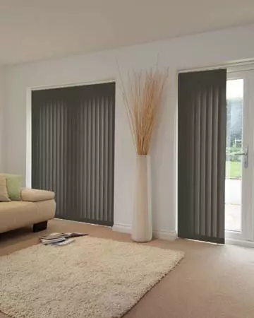 Louvolite Guardian Charcoal Vertical Blinds