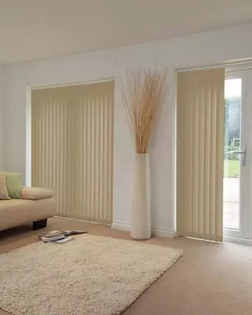 Louvolite Mineral Antique Gold Vertical Blinds