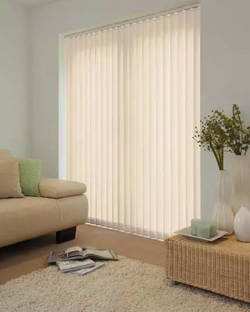 Louvolite Mineral Pearl Vertical Blinds