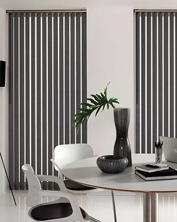 Louvolite Oslo Graphite Vertical Blinds