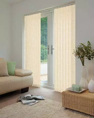 Louvolite Ritz Jasmine White Vertical Blinds