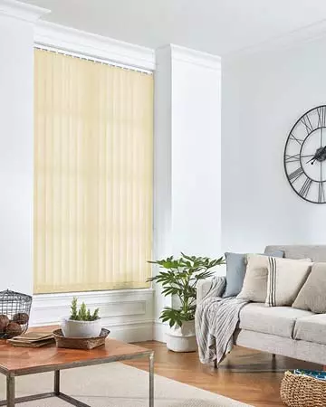 Louvolite Voile Cream Vertical Blinds