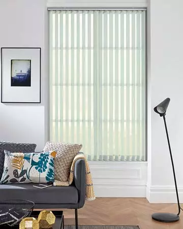 Louvolite Voile Sage Vertical Blinds