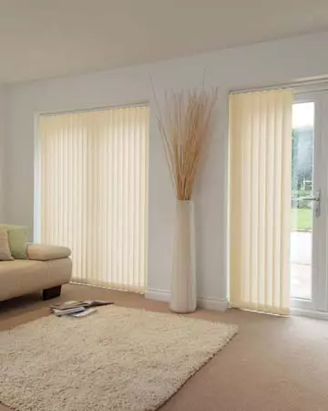 Louvolite Voile Sandshell Vertical Blinds
