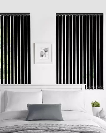 Simply Black Vertical Blinds