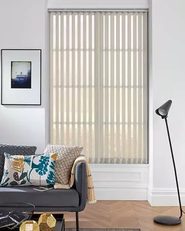 Splash Beige Vertical Blinds