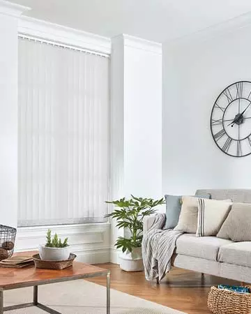 Splash Frost Vertical Blinds