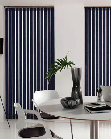 Splash Indigo Vertical Blinds