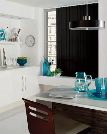 Splash Noir Vertical Blinds