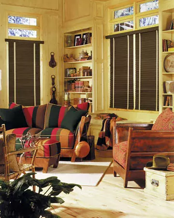 African Olivewood Wooden Blinds
