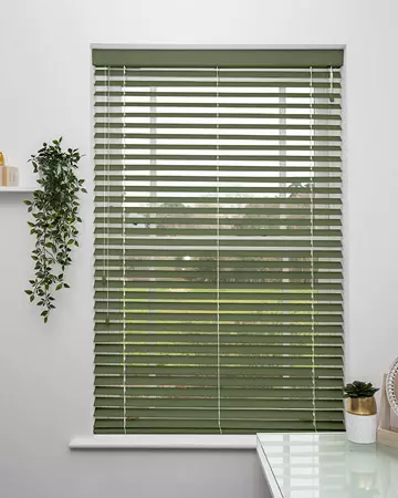 Army Green Wooden Blinds