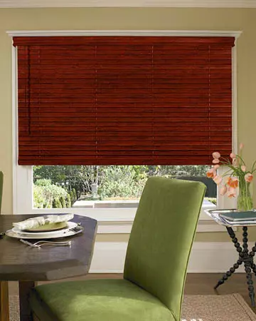 Brazilian Cherry Wooden Blinds