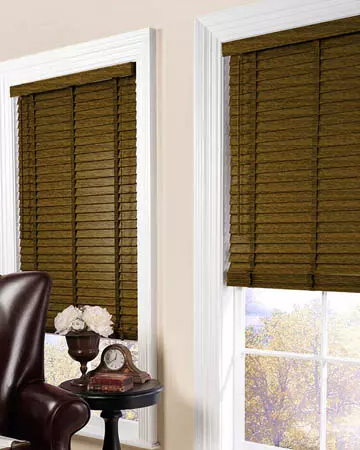 Distressed Bibolo Wooden Blinds