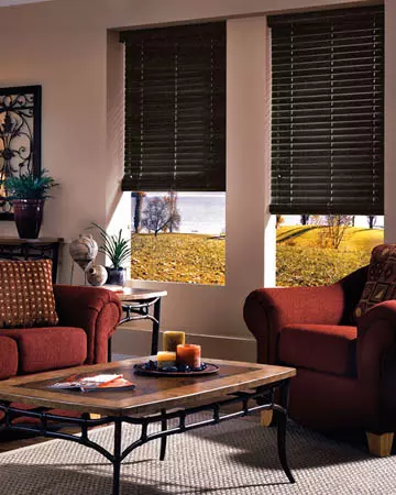 Khaya Mahogany Wooden Blinds