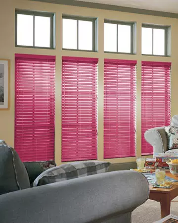 Pink Wooden Blinds