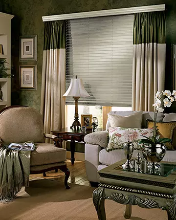 Basket Weave Wooden Blinds