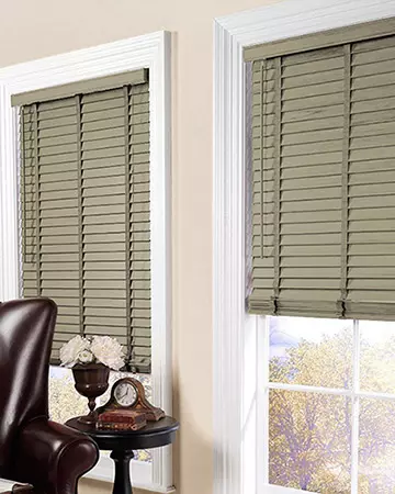 Hessian Wooden Blinds