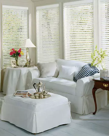 Premium White Wooden Blinds