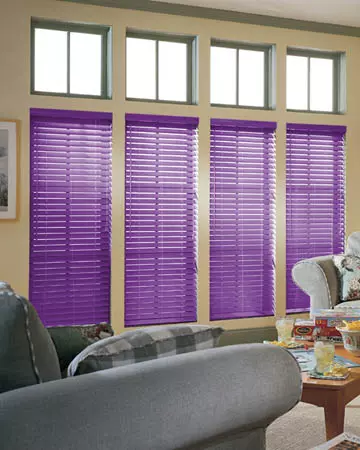Violet Wooden Blinds